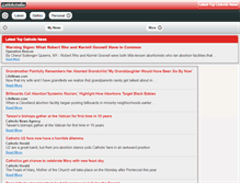 Tablet Screenshot of catholicdailies.org